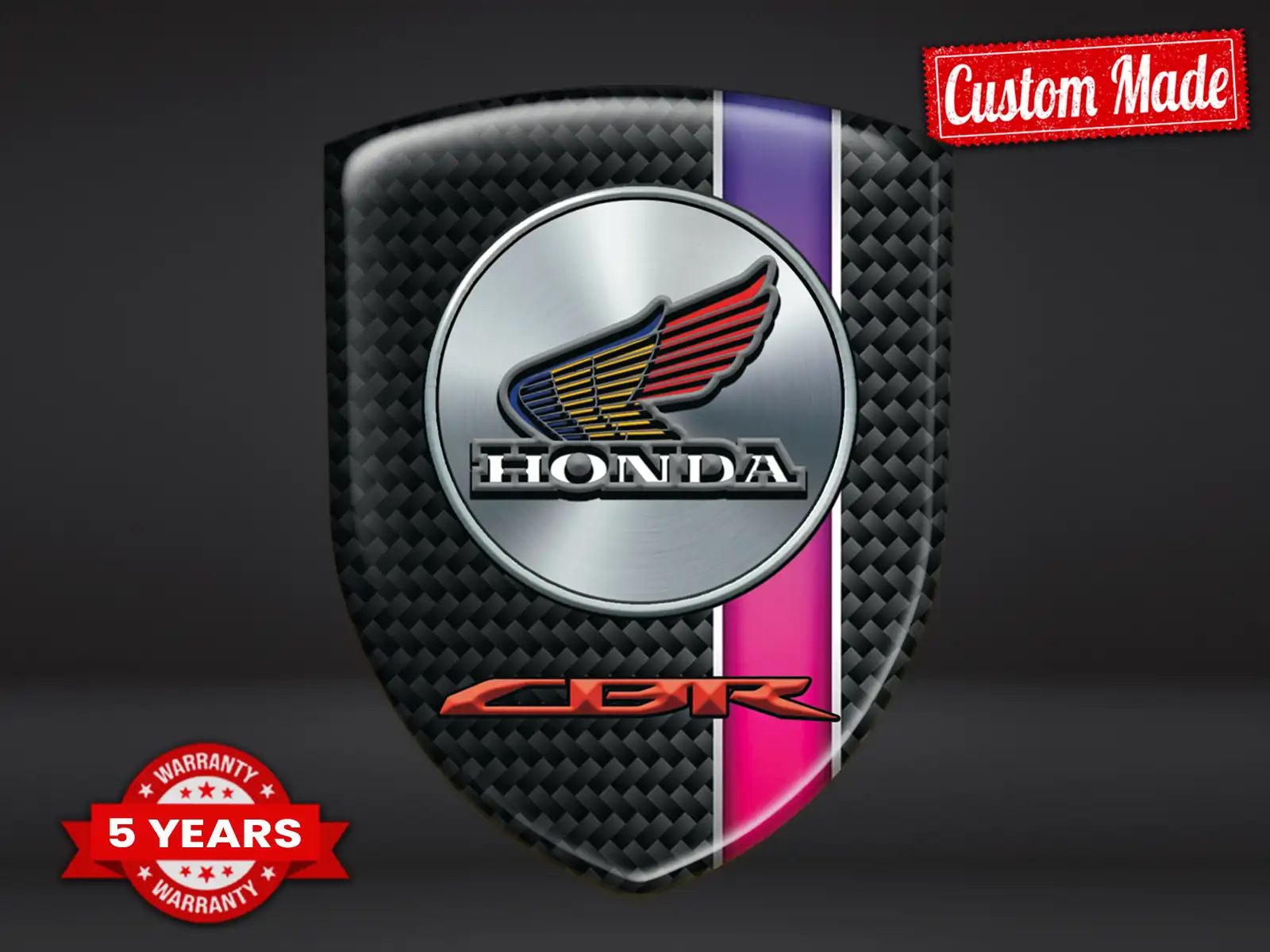 Honda Étiquette Étanche Style Haut de Gamme Pro